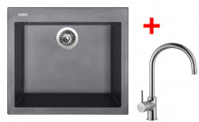 Sinks CUBE 560 Titanium + Vitalia 